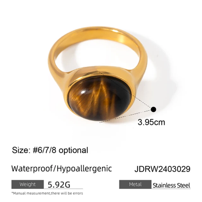 Tiger eye Ring - Oraish Store