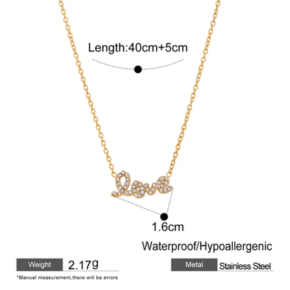 Love Vibes Pendant Necklace