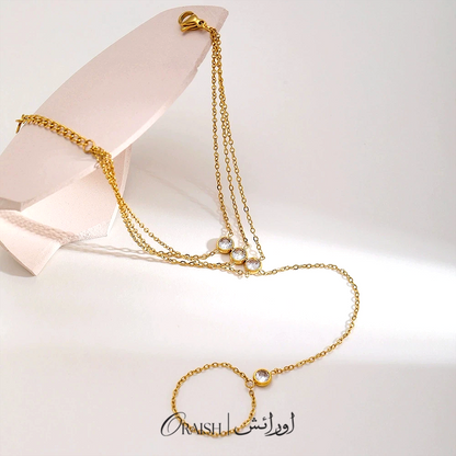 Gildid Grace Hand Chain