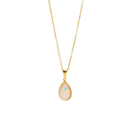 Opal pendant Necklace