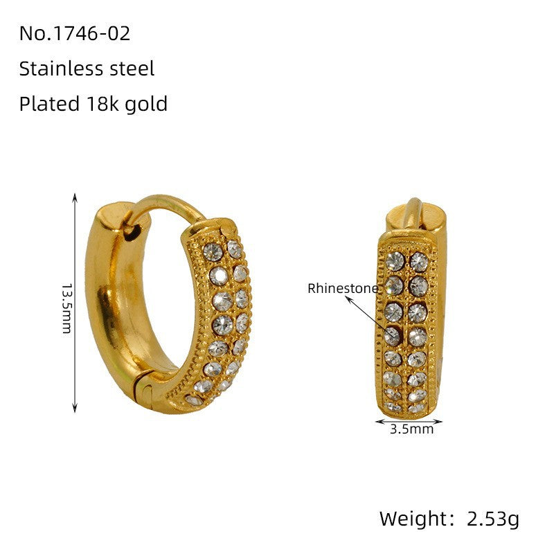 Zirconia Huggie Hoops - Oraish Store