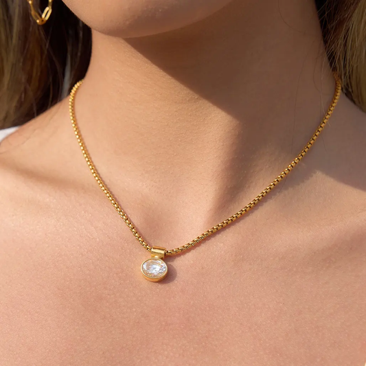 Crystal CZ Pendant Necklace