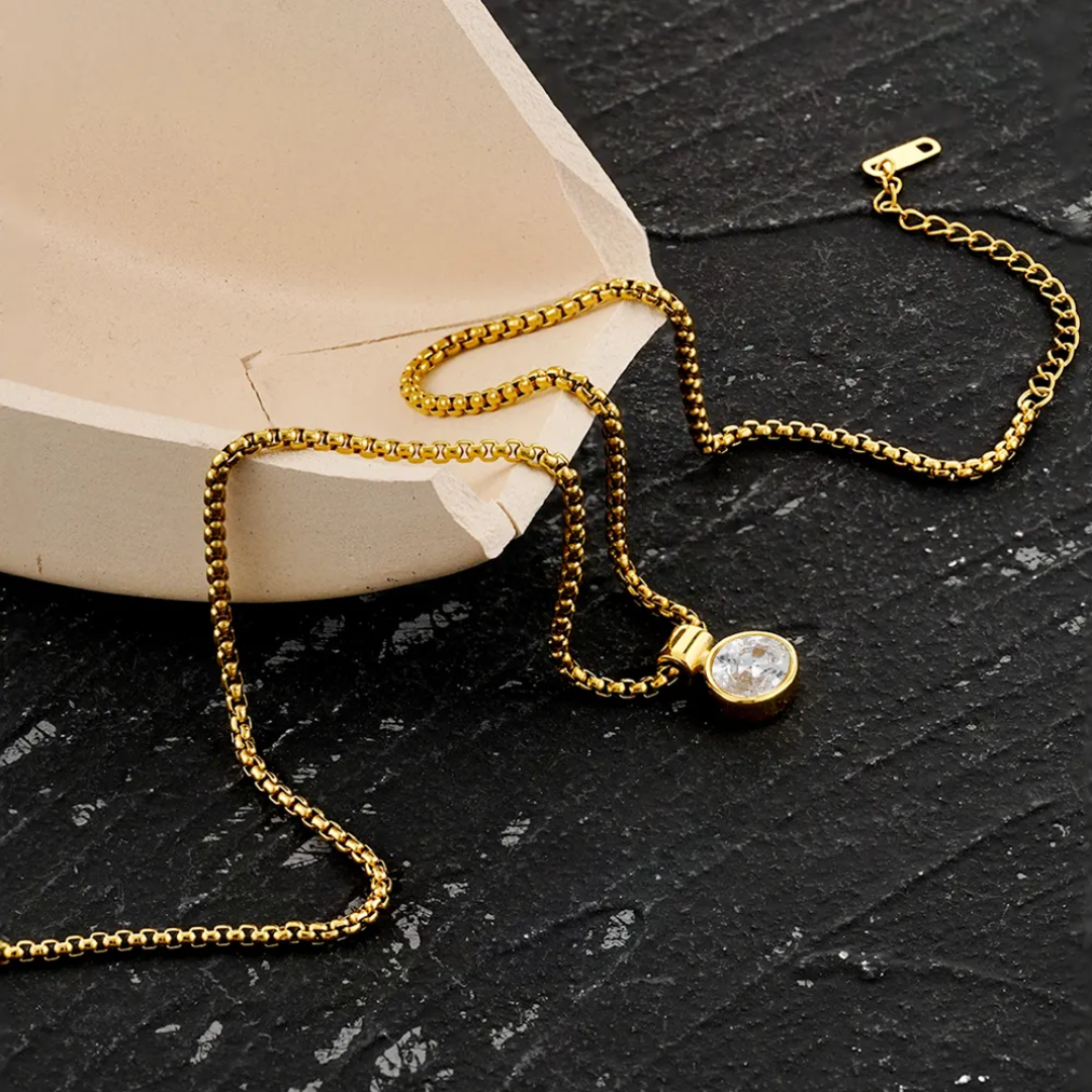 Crystal CZ Pendant Necklace