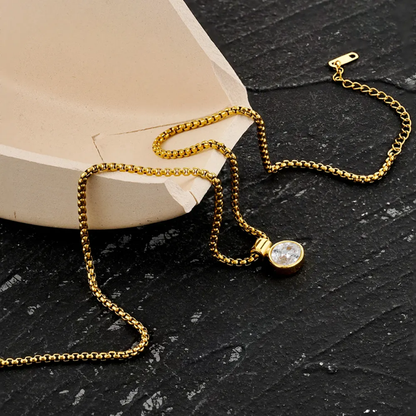 Crystal CZ Pendant Necklace