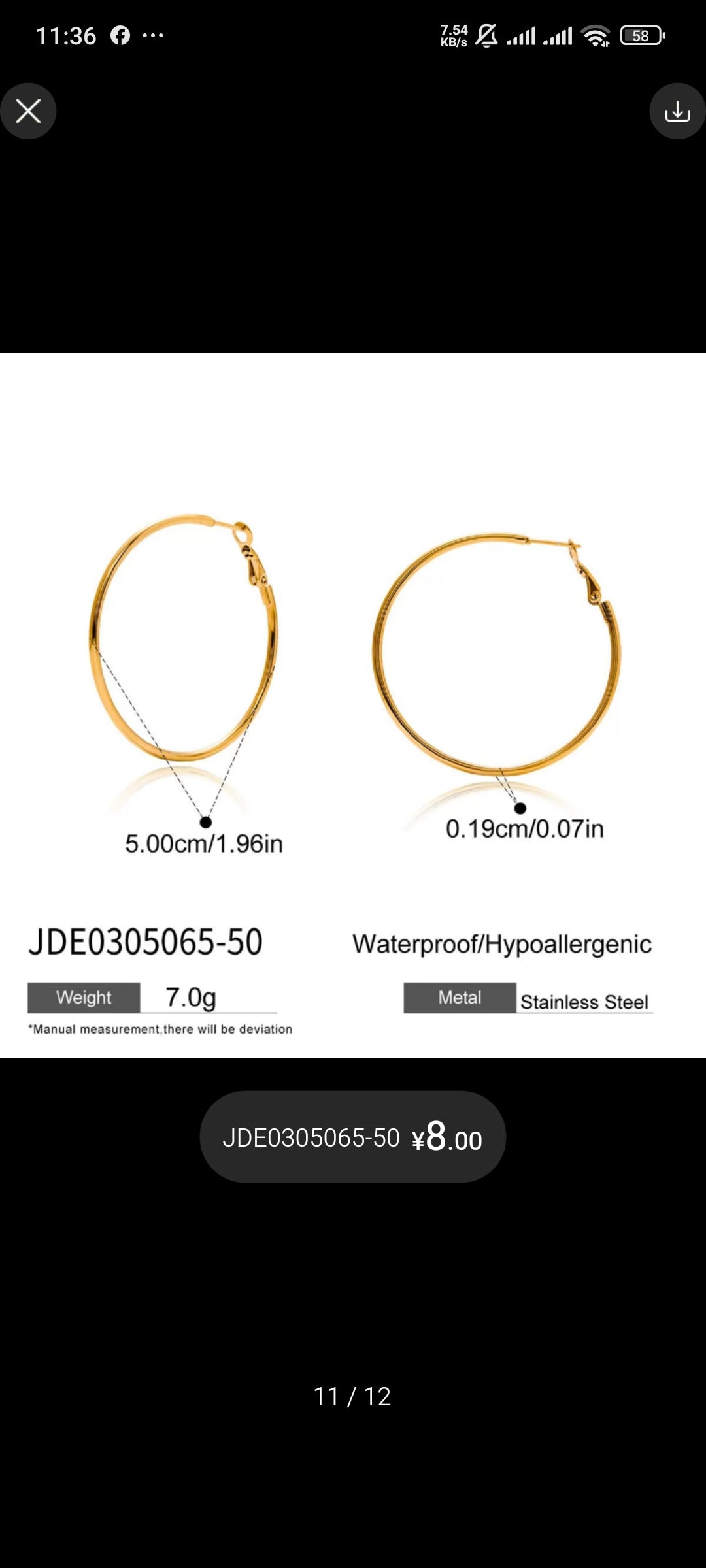 Big Circle Hoops