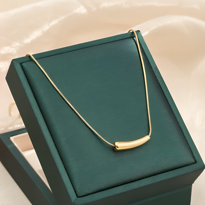 Clavicle Snake Bone Chain Necklace (Golden) - Oraish Store
