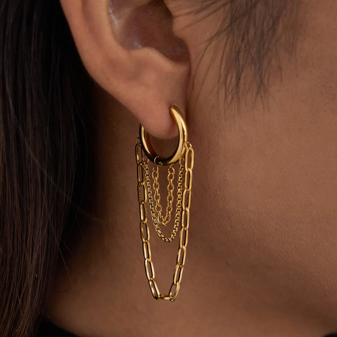 Tassel chain Earrings