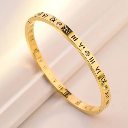 Roman numerals Bangle - Oraish Store