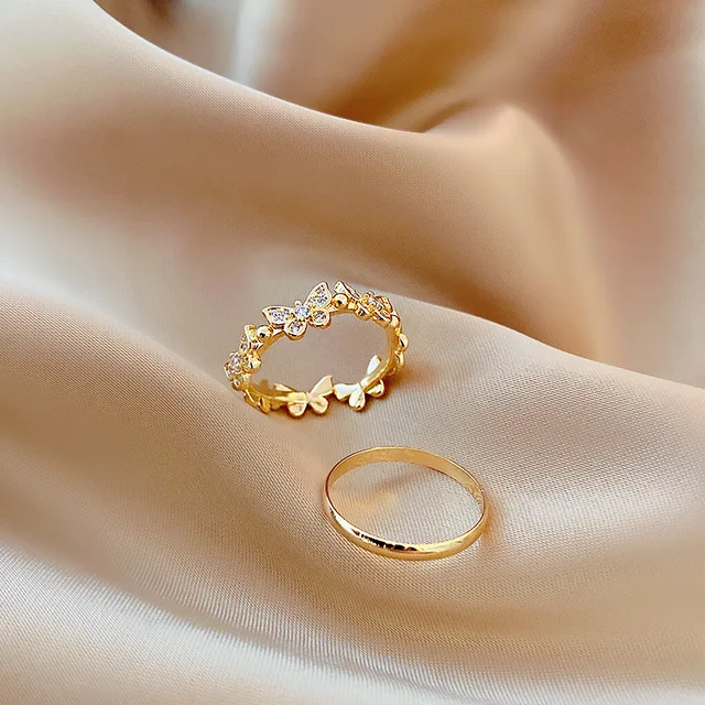 Butterfly Ring Set