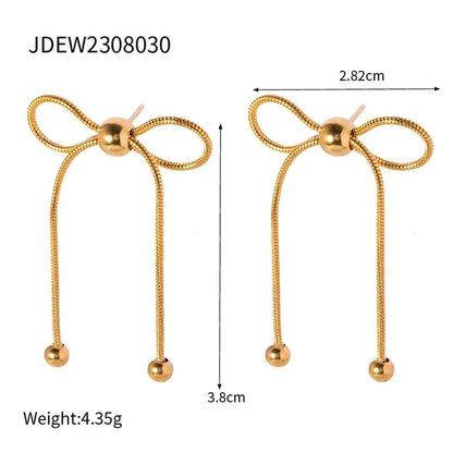 Long Bow Earrings - Oraish Store