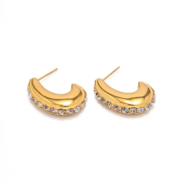 J shaped Earrings