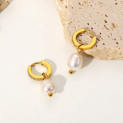 Pearl Pendant Earrings - Oraish Store