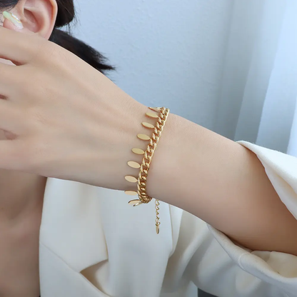 Tassel Leave Bracelet