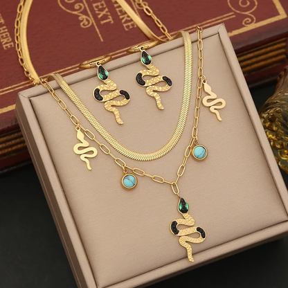 Punk Snake Earrings - Oraish Store