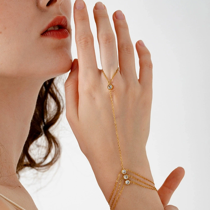 Gildid Grace Hand Chain