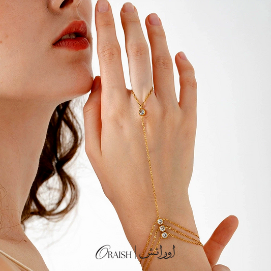 Gildid Grace Hand Chain