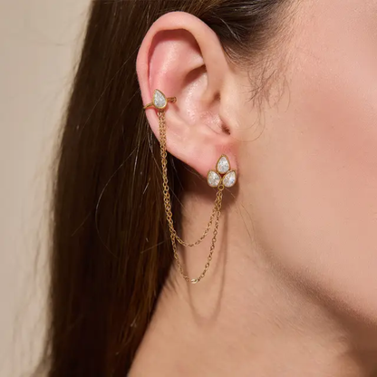 Lobe Chain Earring Cuff