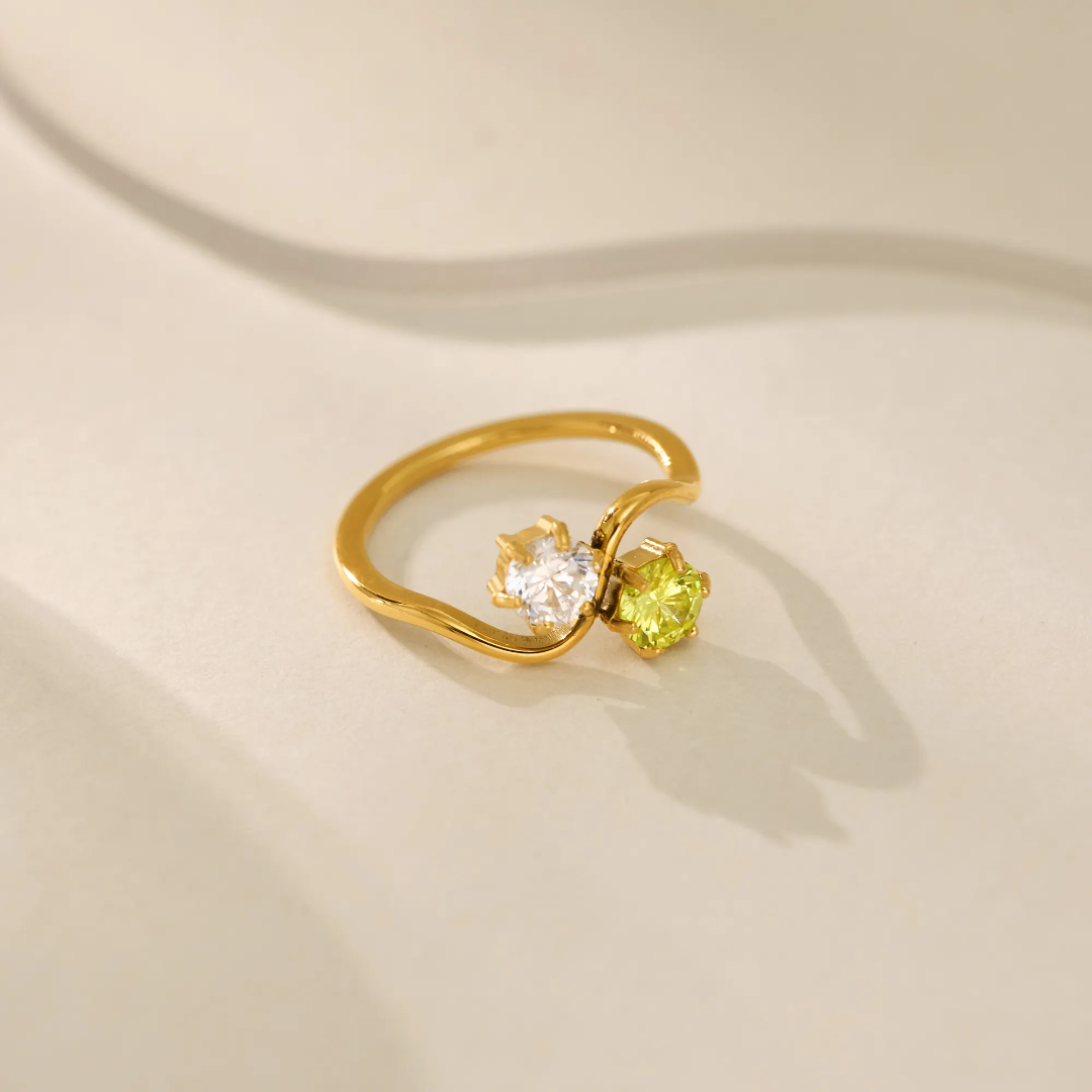 Double stone Ring