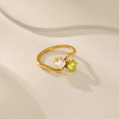 Double stone Ring