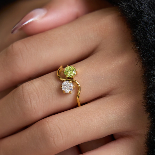 Double stone Ring