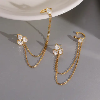 Lobe Chain Earring Cuff