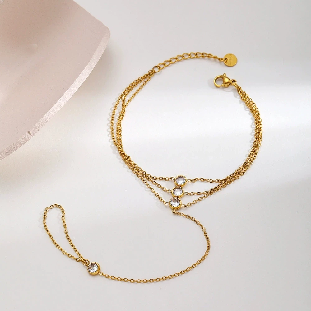 Gildid Grace Hand Chain