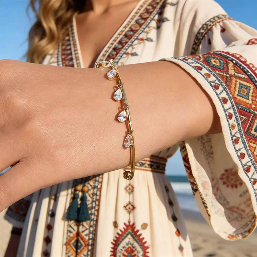 Crystal Cuff Bangle