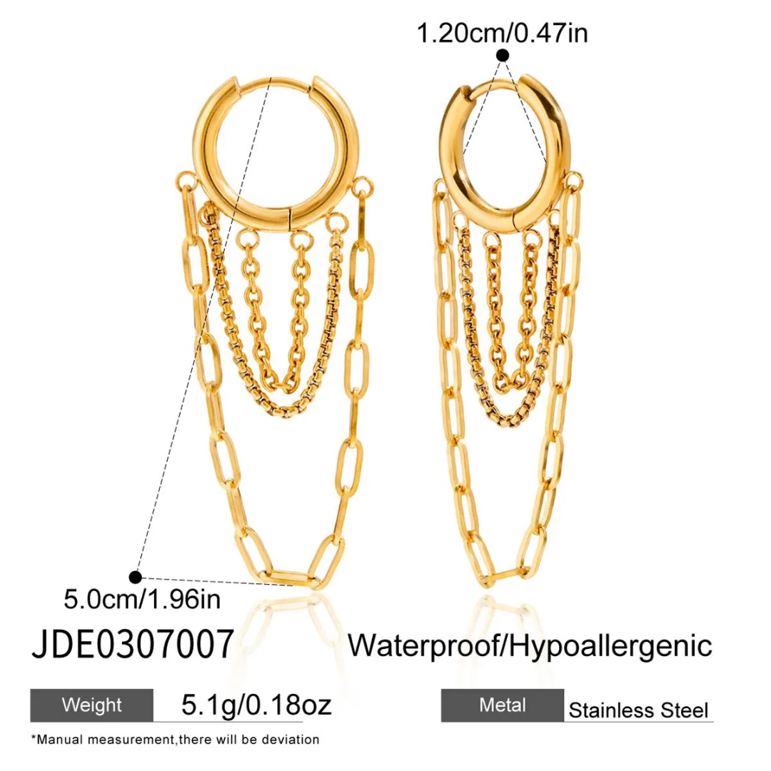 Tassel chain Earrings