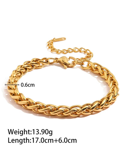 Braided Chain Bracelet - Oraish Store