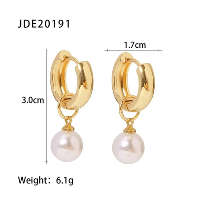 Pearl Drop Earrings - Oraish Store