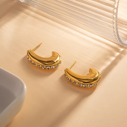 J shaped Earrings - Oraish Store