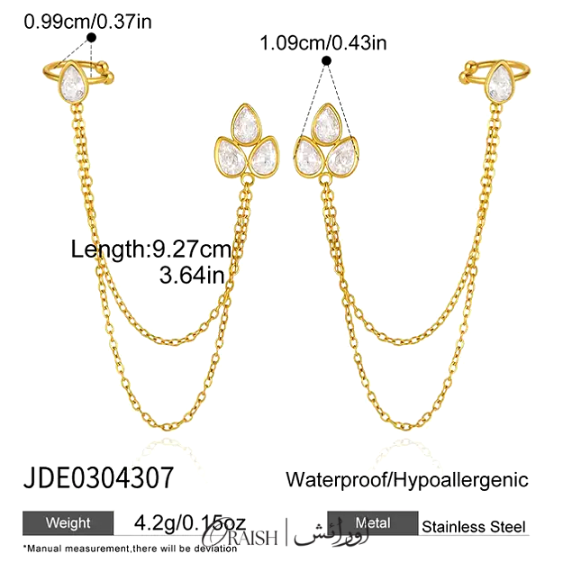 Lobe Chain Earring Cuff