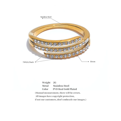 Multilayer Zirconia Ring - Oraish Store