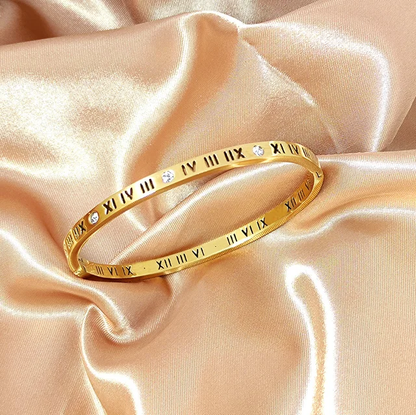 Roman numerals Bangle - Oraish Store