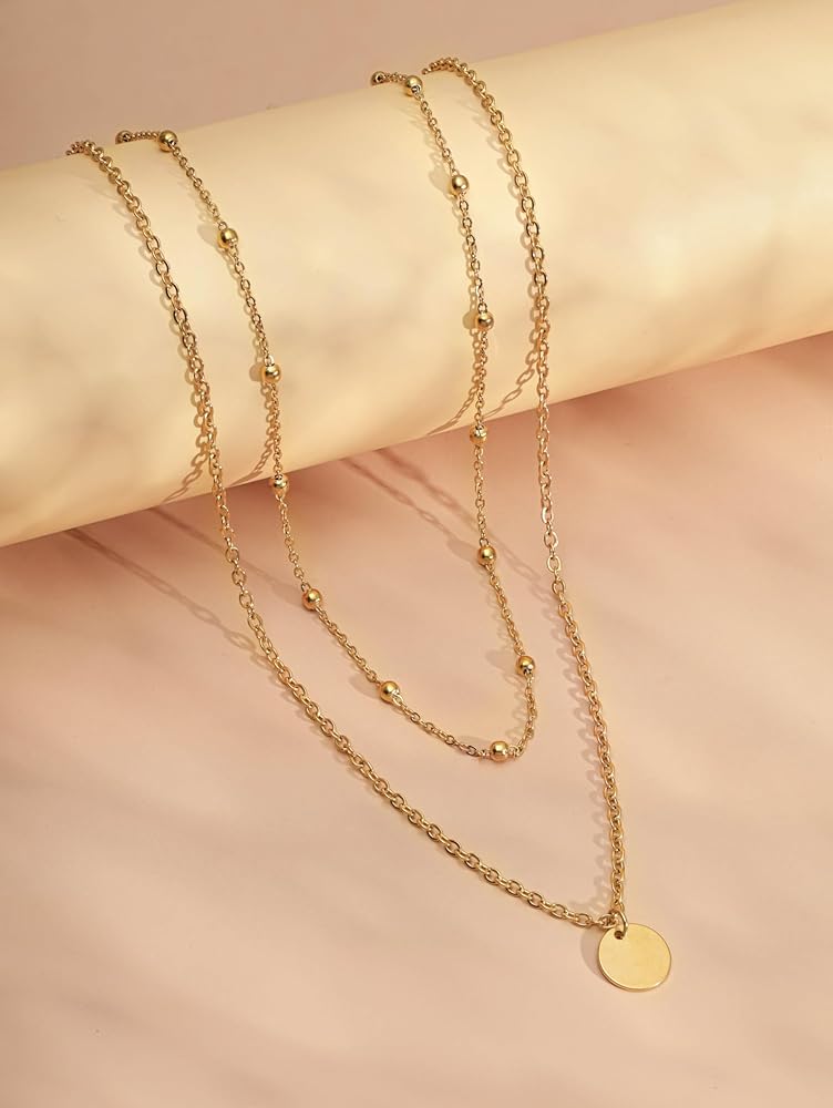 Dainty Coin double layer Chain - Oraish Store