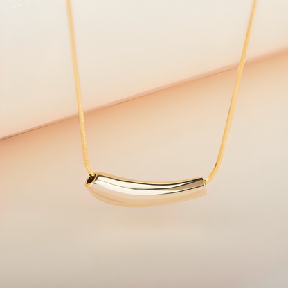 Clavicle Snake Bone Chain Necklace (Golden) - Oraish Store