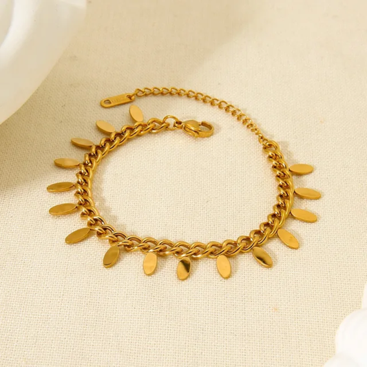 Tassel Leave Bracelet