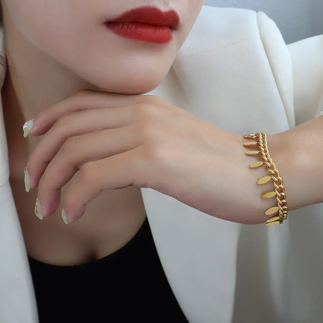 Tassel Leave Bracelet