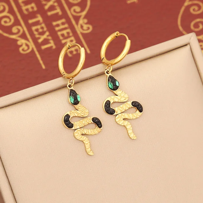 Punk Snake Earrings - Oraish Store