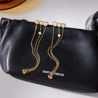 Tassel Drop Chain Earrings