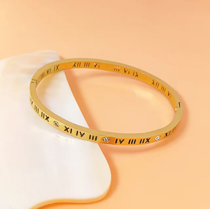 Roman numerals Bangle - Oraish Store