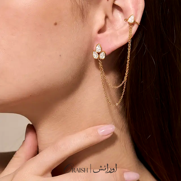 Lobe Chain Earring Cuff