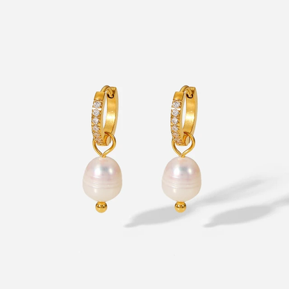 Pearl Pendant Earrings - Oraish Store