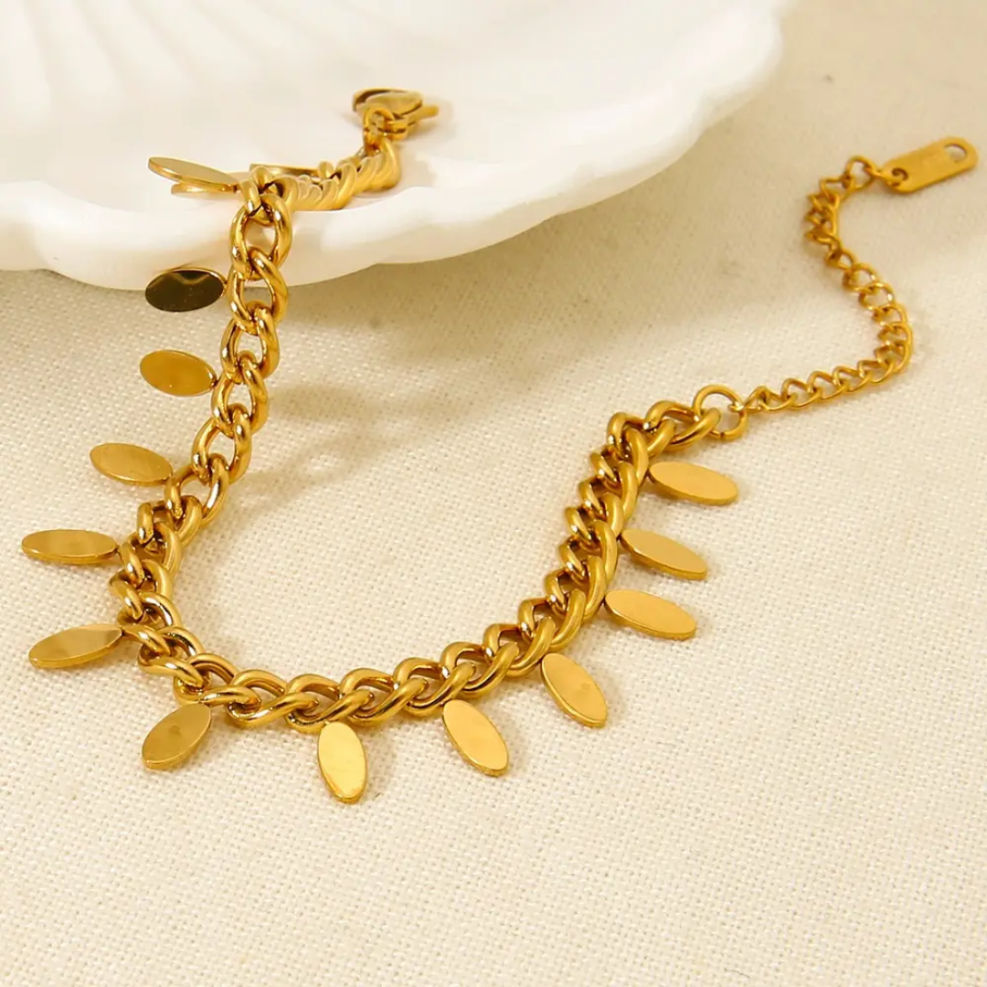 Tassel Leave Bracelet