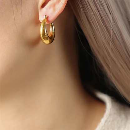 Hollow Hoops(small) - Oraish Store