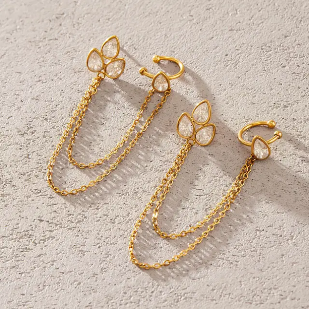 Lobe Chain Earring Cuff