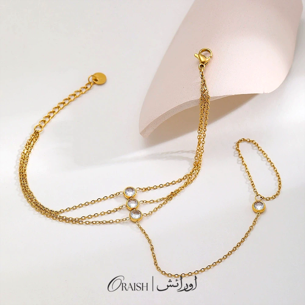 Gildid Grace Hand Chain