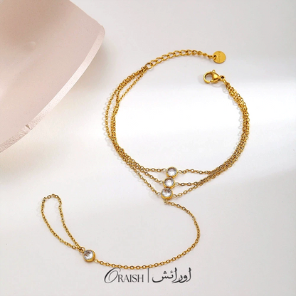 Gildid Grace Hand Chain