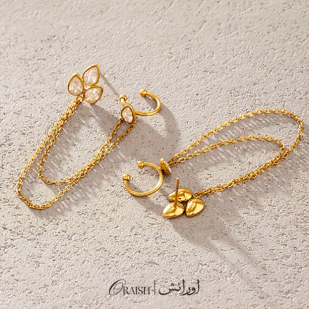 Lobe Chain Earring Cuff