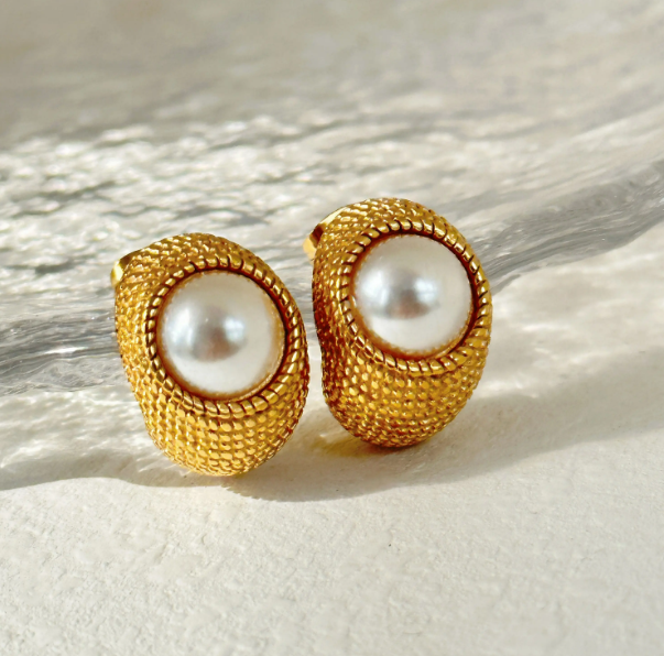 French Chunky C- Shaped Studs